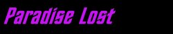 Paradise Lost