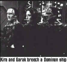 Kira and Garak breech a Dominion ship